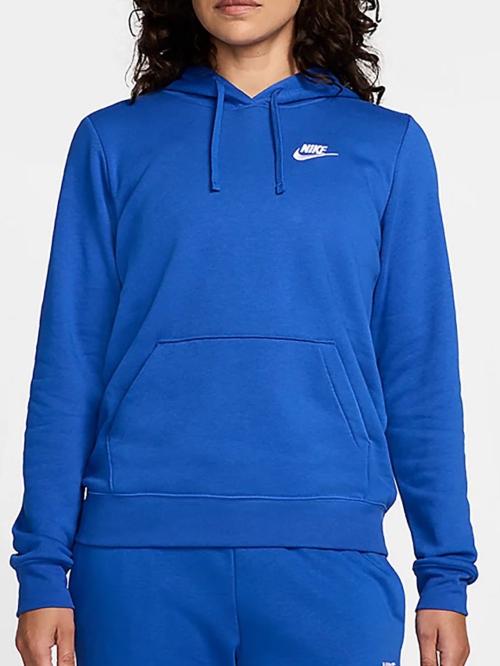 NWT Nike Women's Club Fleece Pullover Hoodie teal sz XL